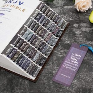 Amazon Suit Bible Tabs Laminated With Matte Film Large Print Bible Tabs For Men And Boy 90 Bible Index Tabs In Total 66 Tabs For Old And New Testament Additional 24