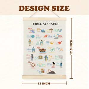 Amazon Supwhd Bible Verse Posters For Kids Bible Alphabet Poster Hanger Frame Christian Classroom Decor Alphabet Wall Decor For Classroom Church School Christian Home 12x16 Inches Posters Prints