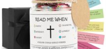 Amazon TaoQ C Bible Verse Jar Read Me When Bible Verses Jar Bible Verse Scripture Jar With Colored Biblical Verses Christian Bible Verse Jar For Women Men Religious Graduation Gift Bible Study
