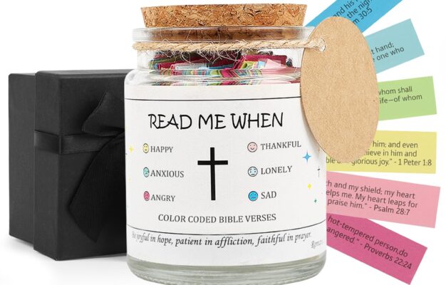 Amazon TaoQ C Bible Verse Jar Read Me When Bible Verses Jar Bible Verse Scripture Jar With Colored Biblical Verses Christian Bible Verse Jar For Women Men Religious Graduation Gift Bible Study