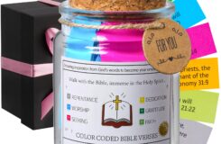 Amazon WMWXNNT Bible Verse Jar Christian Gifts For Women Men Birthday Gifts For Women Graduation Gift For Her Inspirational Scripture Jar With 96 Bible Verse 48 inch Ribbon Bow Home Kitchen
