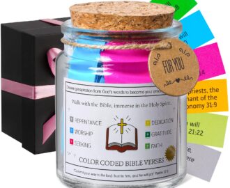 Amazon WMWXNNT Bible Verse Jar Christian Gifts For Women Men Birthday Gifts For Women Graduation Gift For Her Inspirational Scripture Jar With 96 Bible Verse 48 inch Ribbon Bow Home Kitchen