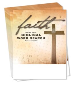 Amazon ZOCO Bible Word Search Large Print Puzzle Books 25 Bulk Pack Faith Biblical Word Find Book Gifts For Nursing Home Residents Seniors Adults Children Office Products