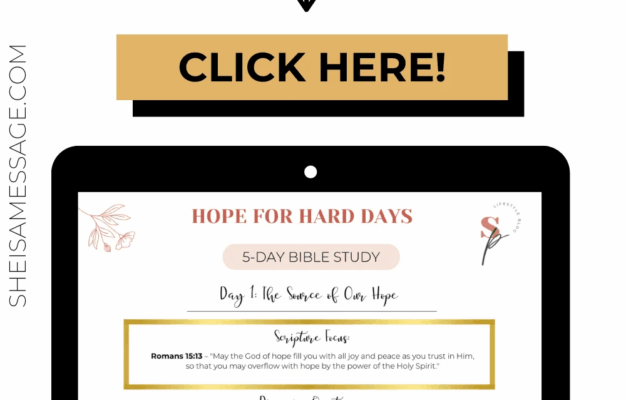 An Amazing Bible Study On Hope FREE Printable She Is A Pastor s Wife