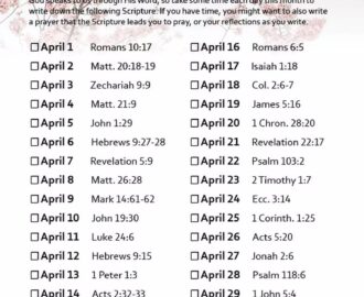 April s 30 Day Scripture Writing Challenge Bible Study Tips Bible Study Tools