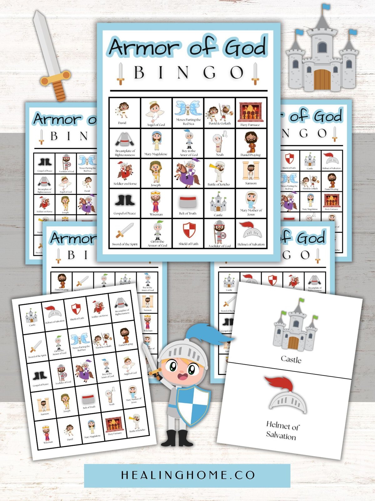 Armor Of God Bingo Healing Home