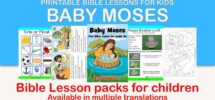Baby Moses Bible Lesson For Kids Trueway Kids