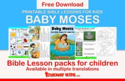 Baby Moses Bible Lesson For Kids Trueway Kids
