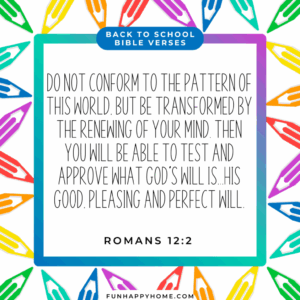 Back To School Bible Verses For Students Parents Teachers Fun Happy Home