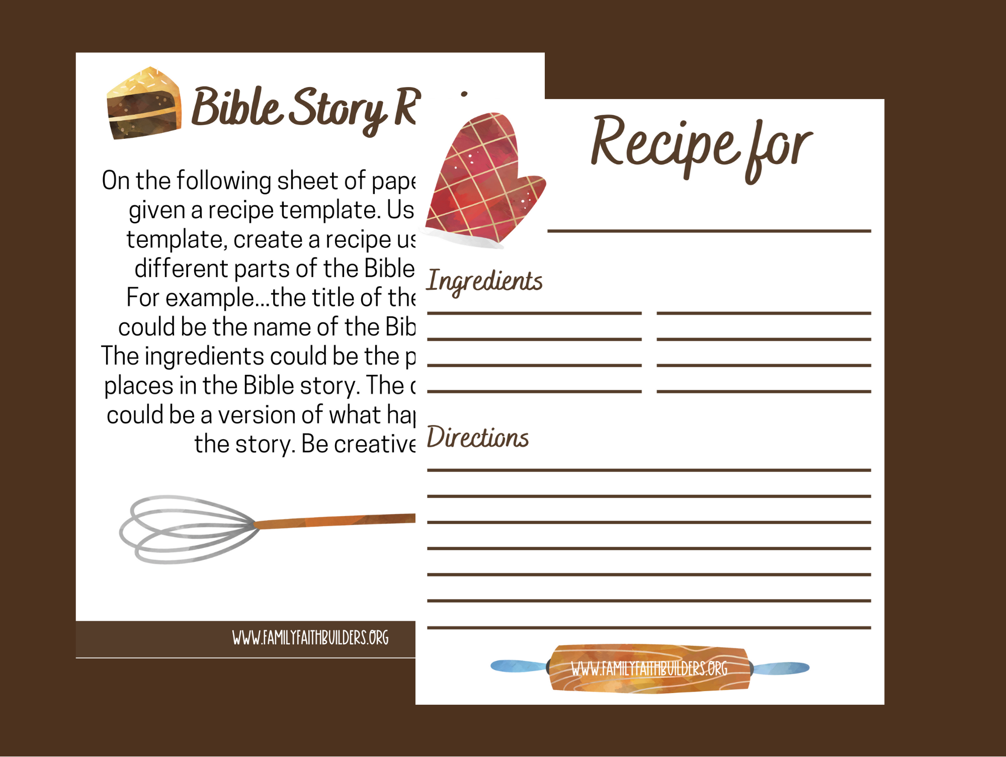 Free Printable Story Bible Templates