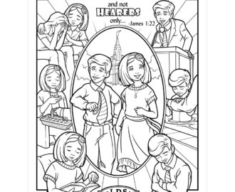 Be Ye Doers Of The Word Coloring Page Printable