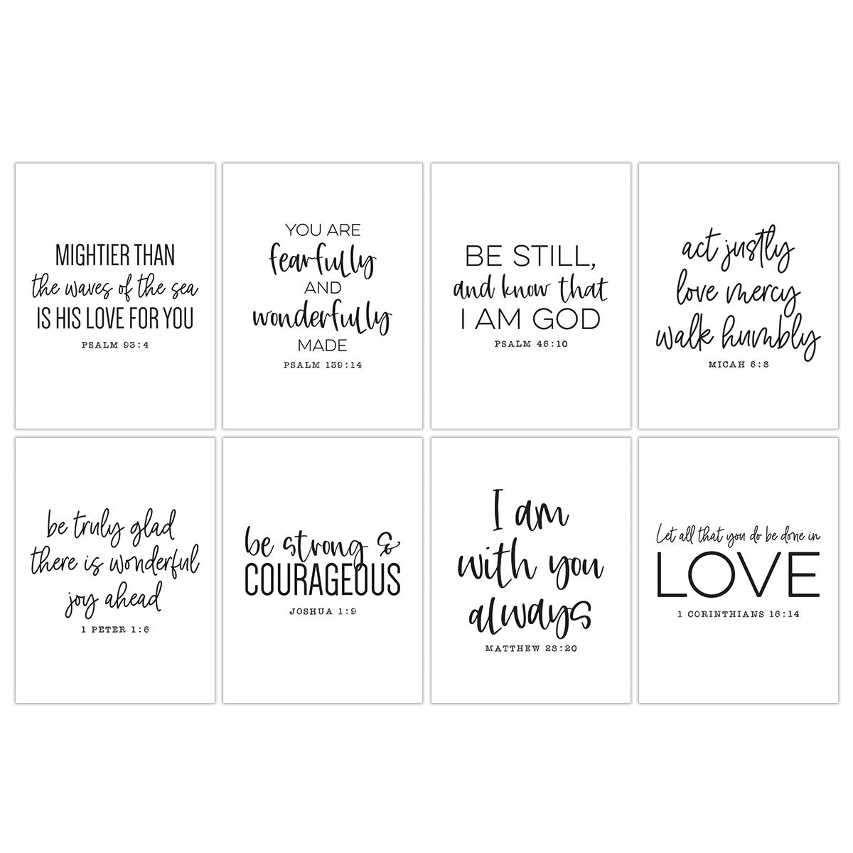 Free Printable 2X3 Bible Verses