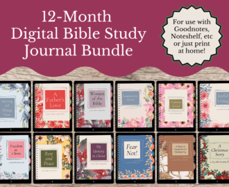 Beginner Friendly Printable Guided Bible Studies