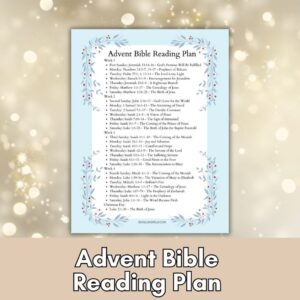 Best Advent Bible Reading Plan With Free Printable Kindling Wild