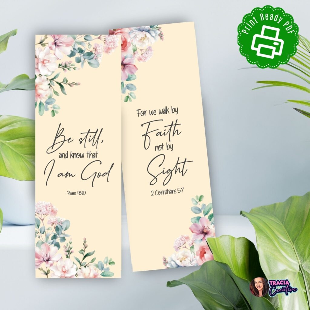 Best Bible Verse Bookmark Printable Set For Daily Faith