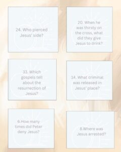 Best Easter Bible Trivia Questions Free Printable Our Life Homeschooling