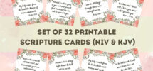 Best Set Of 32 Printable Scripture Cards NIV And KJV