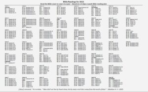 Bible 1 Year Bible Reading Bible Reading Plan 2014