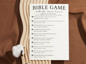 Bible 10 Games Bundle Digital Download Print Play Palace