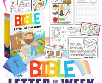 Bible ABC Printables Christian Preschool Printables