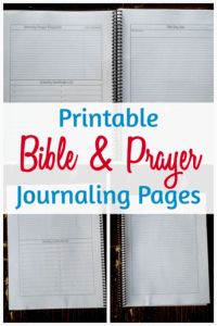 Bible And Prayer Journaling Printable Called To Life Coaching