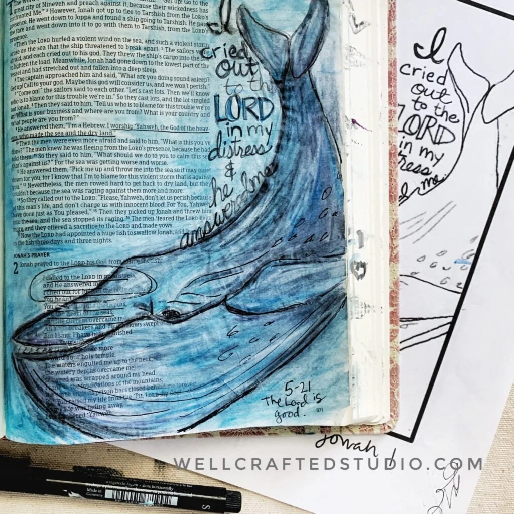 Bible Art Journaling Creating In Your Bible Well Crafted Studio