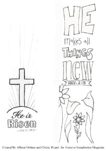 Bible Art Journaling Templates Creative Scrapbooker