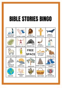 Bible Bingo Bible Stories Bingo 20 Bible Bingo Cards Bible Activity For Kids Bible Activity Sunday School Bingo Bible Stories Game Etsy Australia