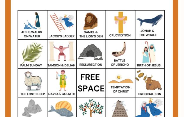 Bible Bingo Bible Stories Bingo 20 Bible Bingo Cards Bible Activity For Kids Bible Activity Sunday School Bingo Bible Stories Game Etsy Australia