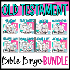 bible bingo bundle old testament l bible story activities l fun bible games made by teachers