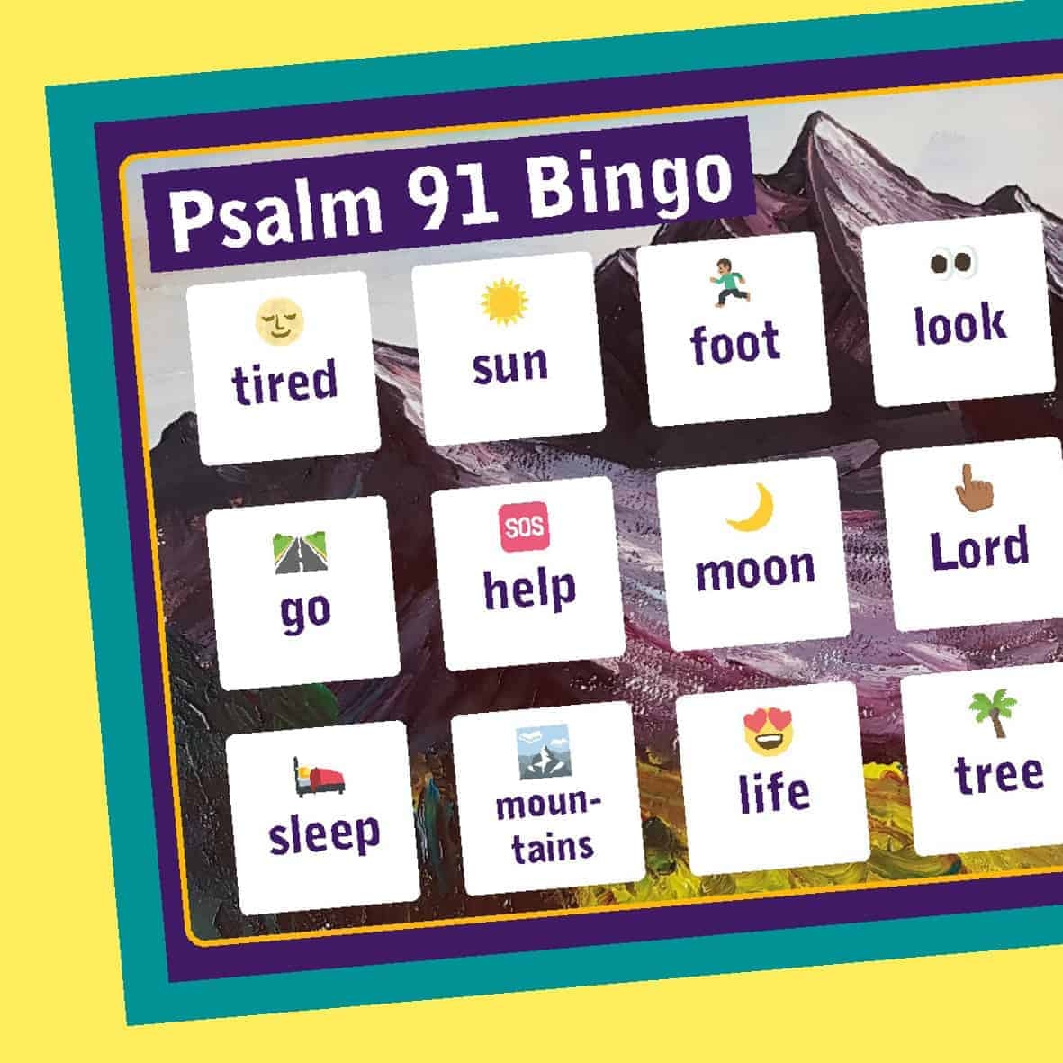 Free Bible Bingo Game Printable