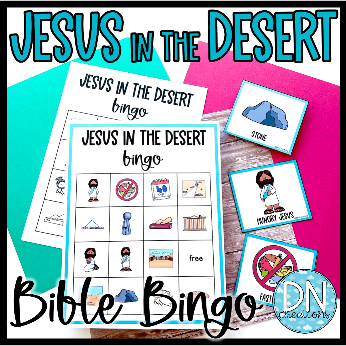 bible bingo jesus tempted in the desert l jesus in the wilderness bible games made by teachers