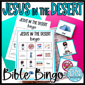 Bible Bingo Jesus Tempted In The Desert L Jesus In The Wilderness Bible Games Made By Teachers