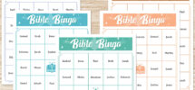 Bible Bingo Printable Game 50 Cards With Bible Characters Christian Bingo For Kids And Adults Etsy