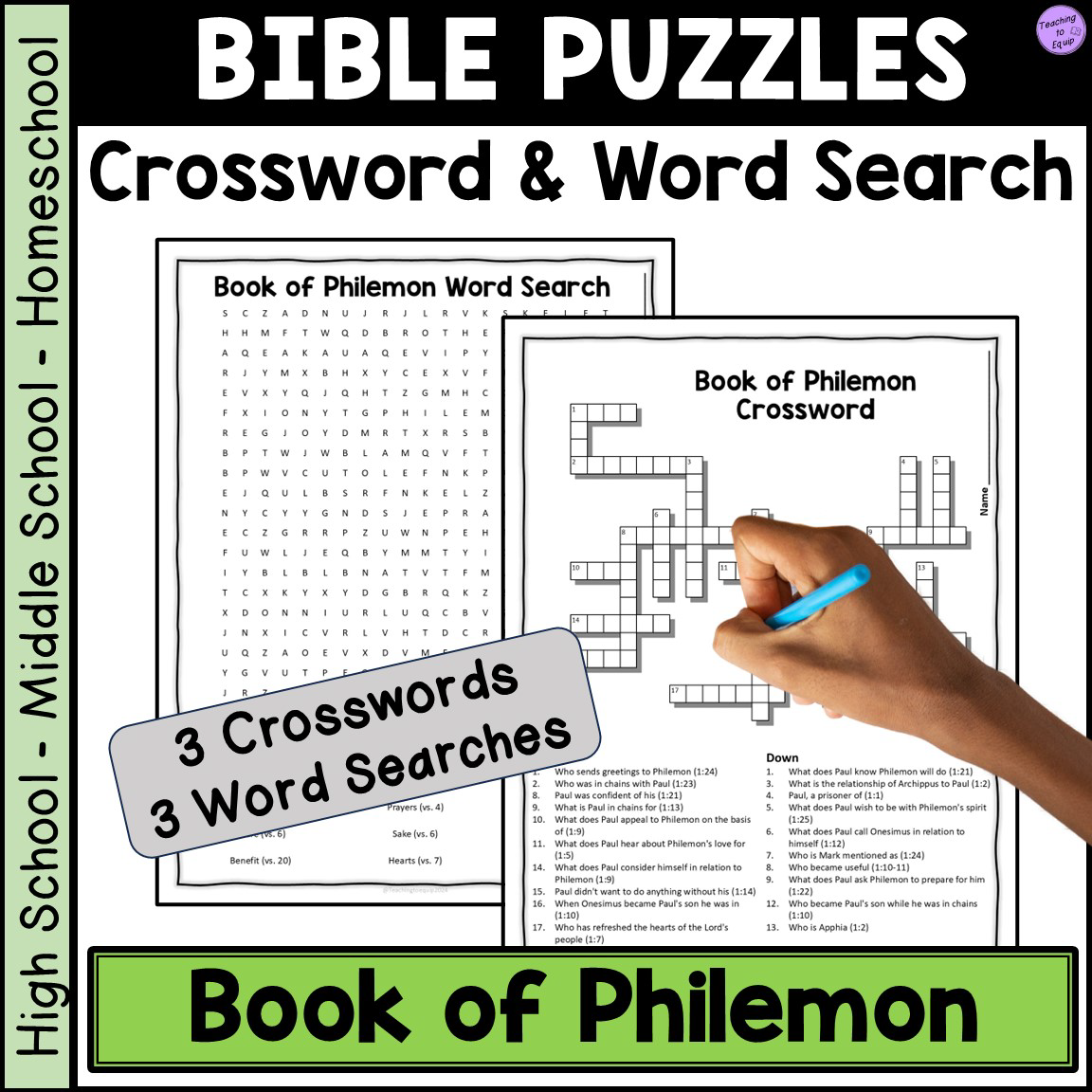 Books of the Bible Word Search Printable