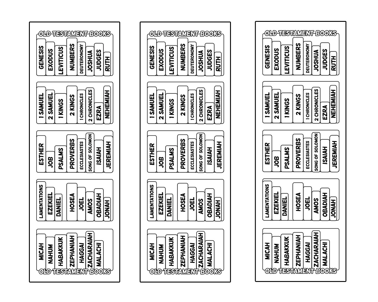 Bible Bookcase Printables MinistryArk