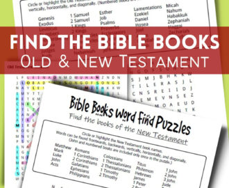 Bible Books Word Find Search Puzzle Game Old Testament Word Find New Testament Word Search Have Fun Playing Our Bible Books Puzzles Etsy