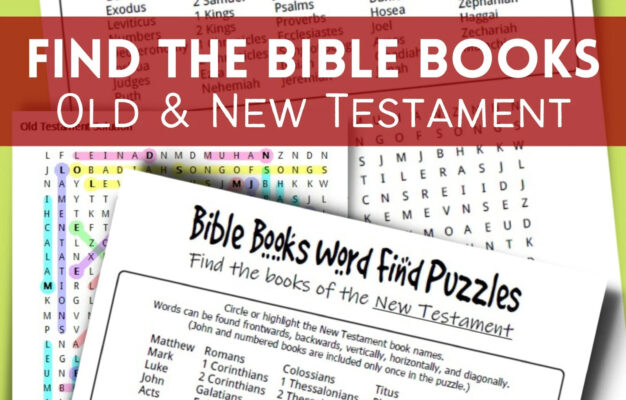 Bible Books Word Find Search Puzzle Game Old Testament Word Find New Testament Word Search Have Fun Playing Our Bible Books Puzzles Etsy