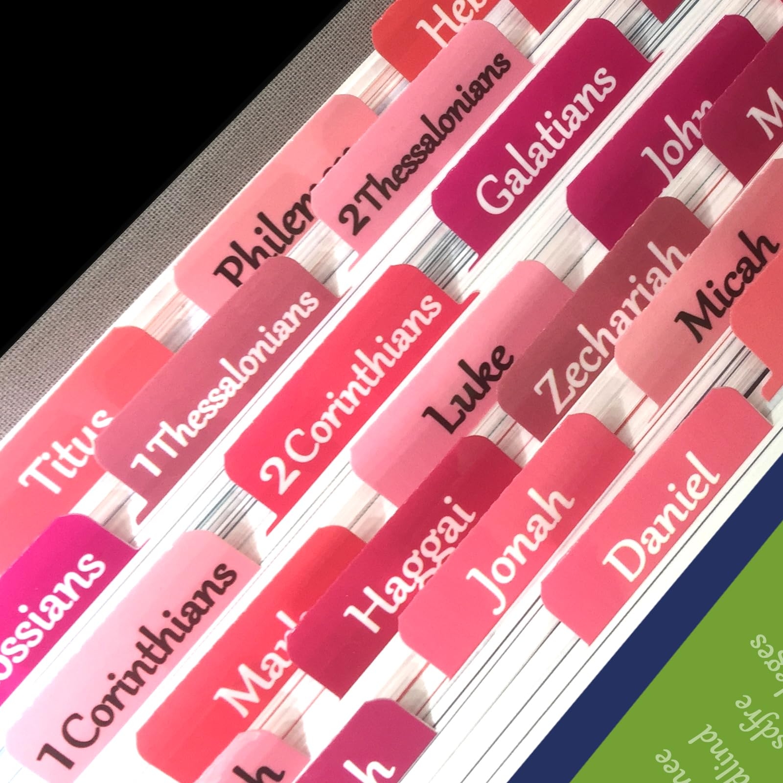 Tabs Printable Bible Chapters