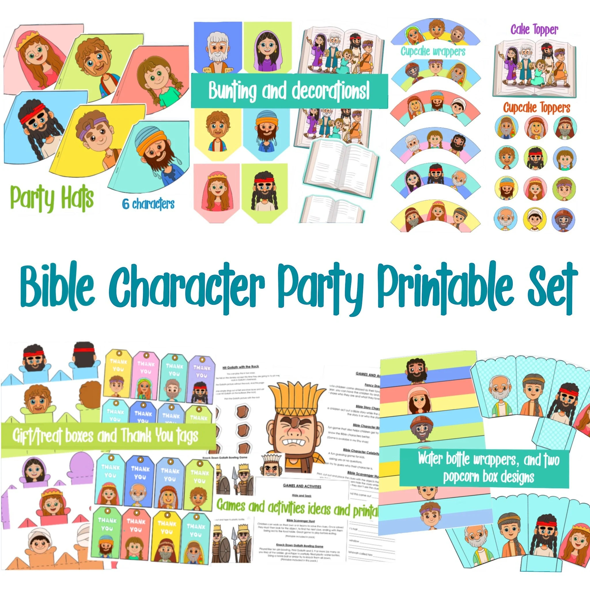 Printable Bible Story Characters