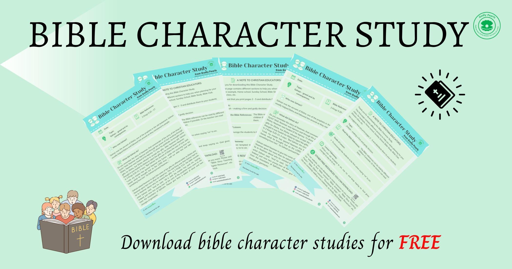 Free Printable Bible Study Resources