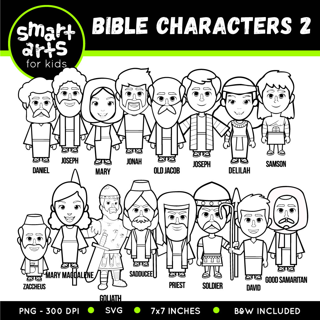 Bible Characters Clip Art 2