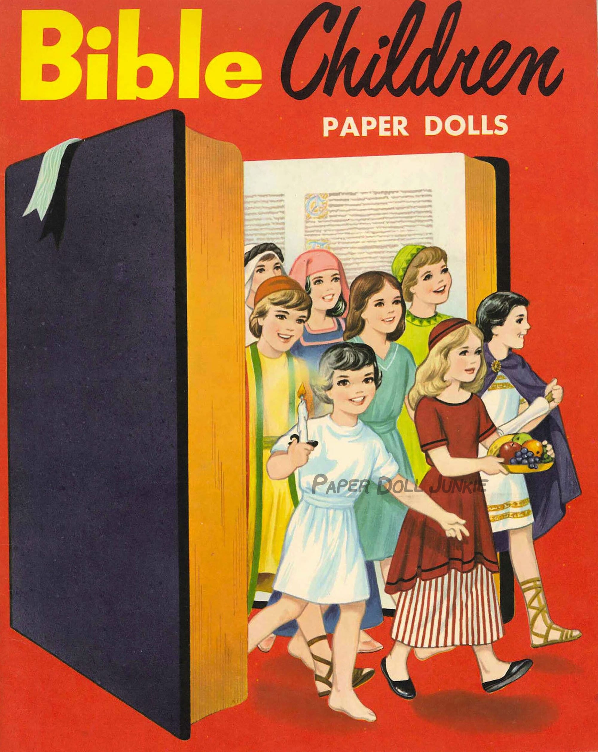 Bible Children Paper Dolls Vintage Paper Doll Printables PDF And 