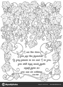 Bible Coloring Book Page Adults Stock Vector By ImagePlus 540735192