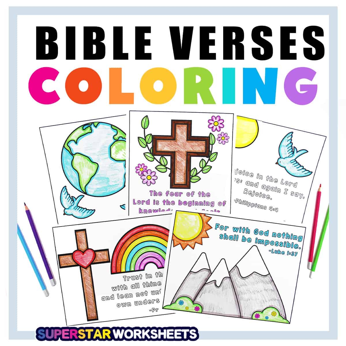 Bible Coloring Pages Free Printables Superstar Worksheets
