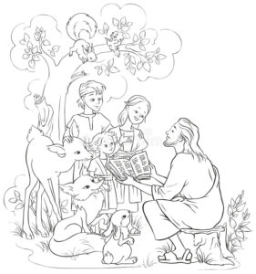 Bible Coloring Stock Illustrations 1 156 Bible Coloring Stock Illustrations Vectors U0026 Clipart Dreamstime