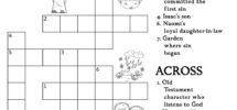 Bible Crossword Beeloo Printable Crafts And Activities For Kids