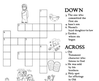 Bible Crossword Beeloo Printable Crafts And Activities For Kids