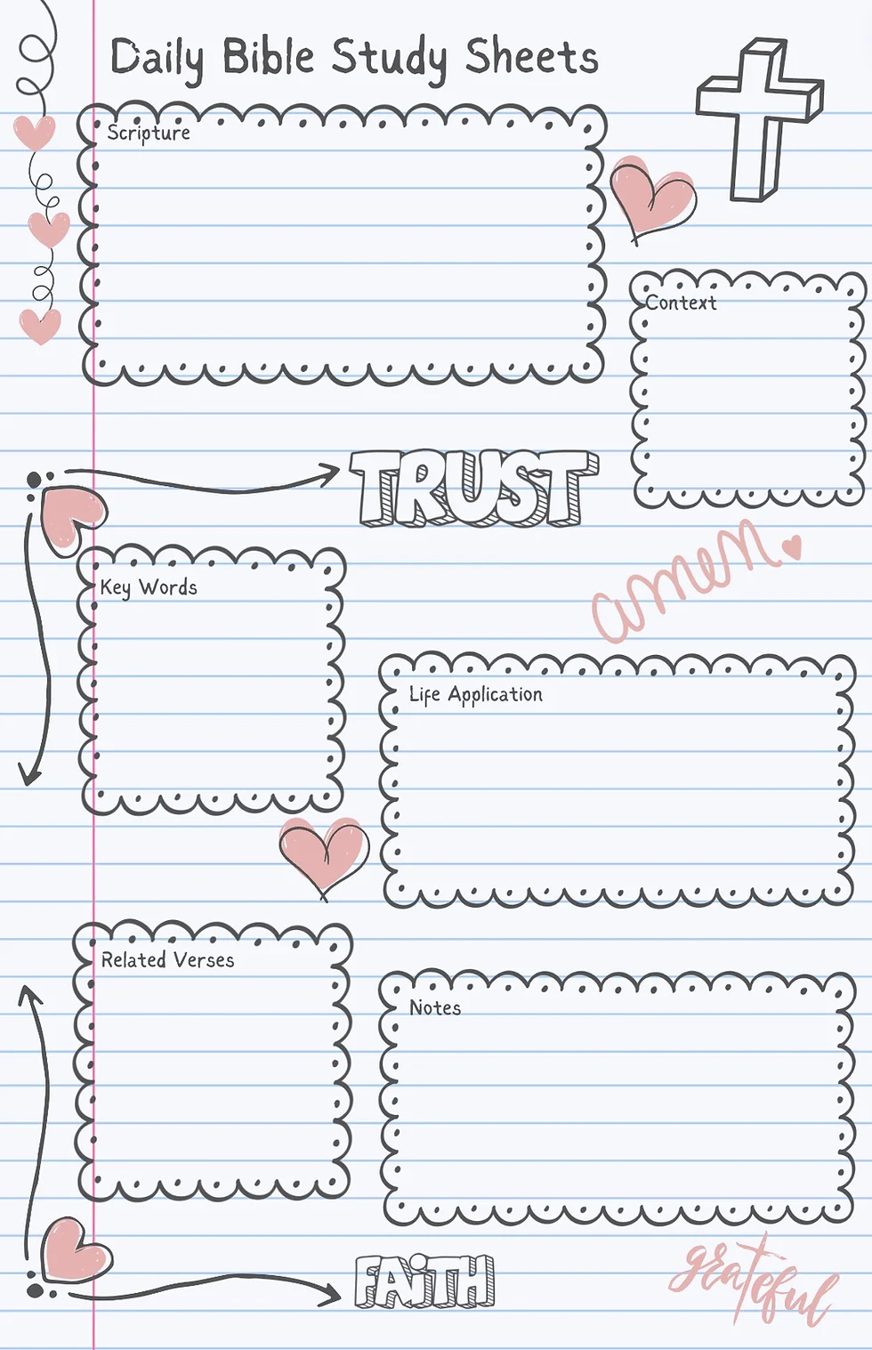 Free Printable Daily Bible Study Lessons
