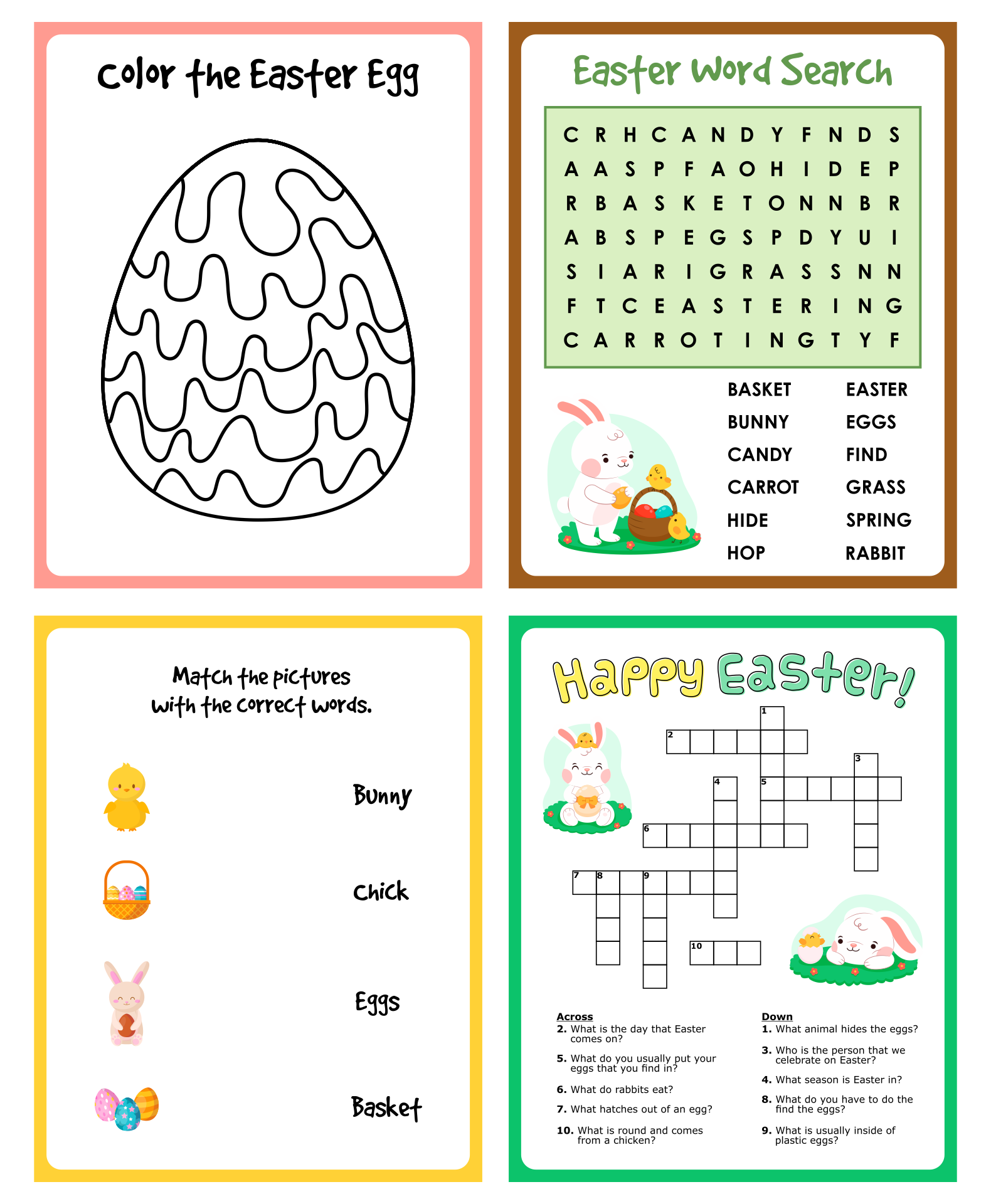 Bible Easter Worksheets 10 Free PDF Printables Printablee